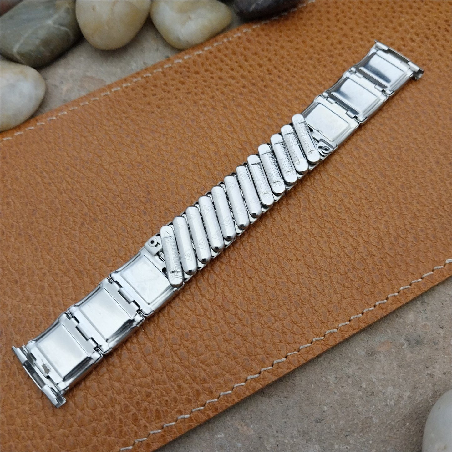 Vintage 19mm 18mm 16mm Stainless & Lizard JB Champion Unused 1950s Watch Band