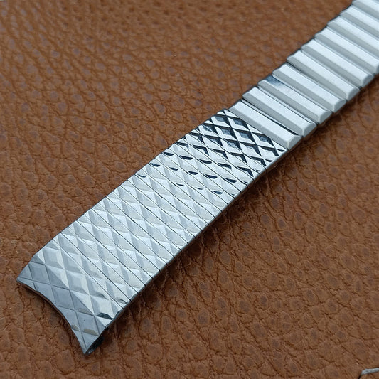 17mm Gruen Calendar Alarm Kreisler Stainless Steel Unused 60s Vintage Watch Band