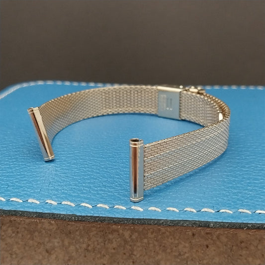 14mm 10k Yellow Gold rgp Mesh Ladies nos Unused 1960s Vintage Watch Band