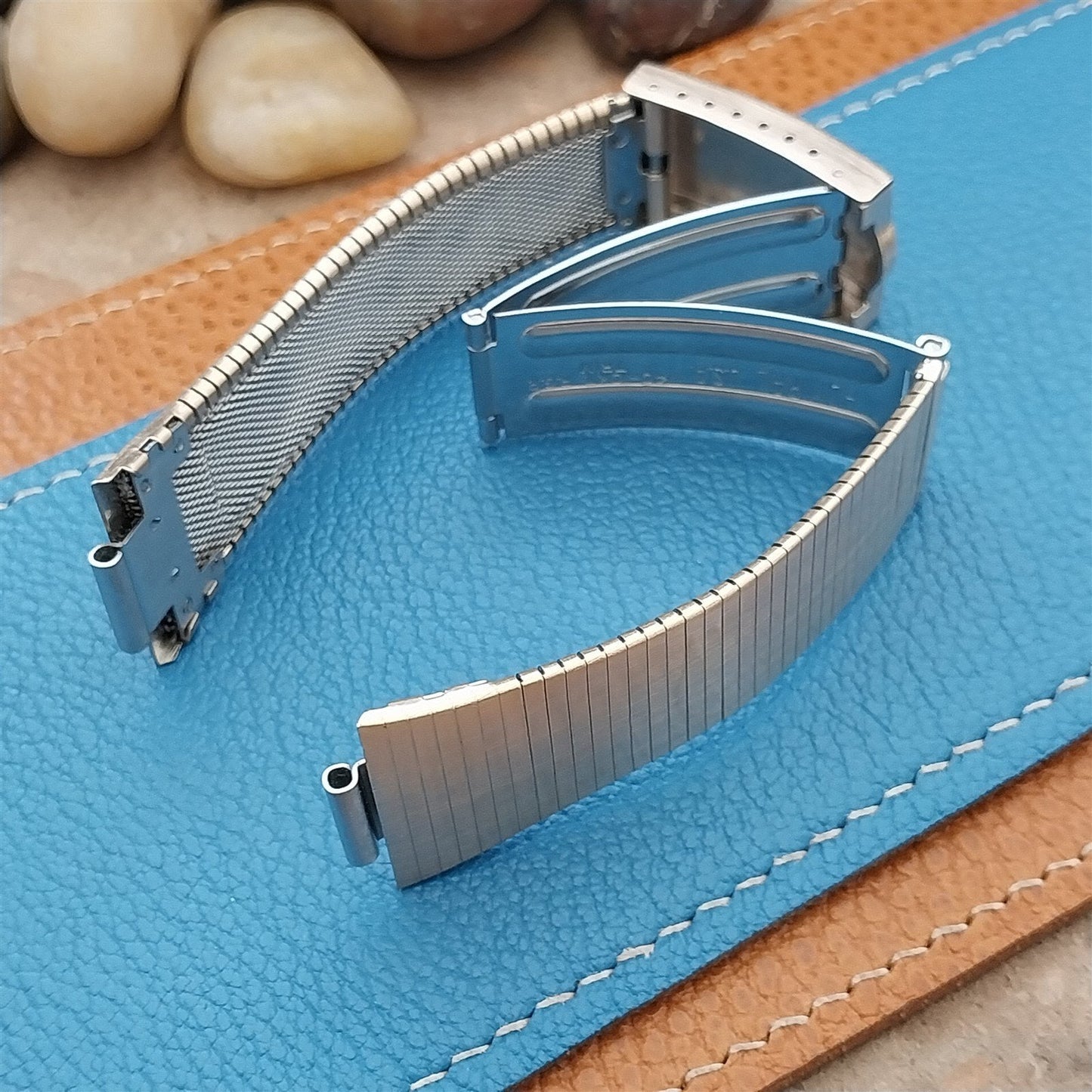 1970s Hamilton Logo Admiral Gold Filled Internal Lug LED LCD Vintage Watch Band