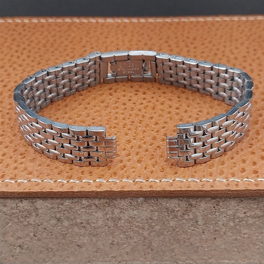 8mm Vintage Citizen Quartz CQ Stainless Steel Flared nos Unused Watch Band