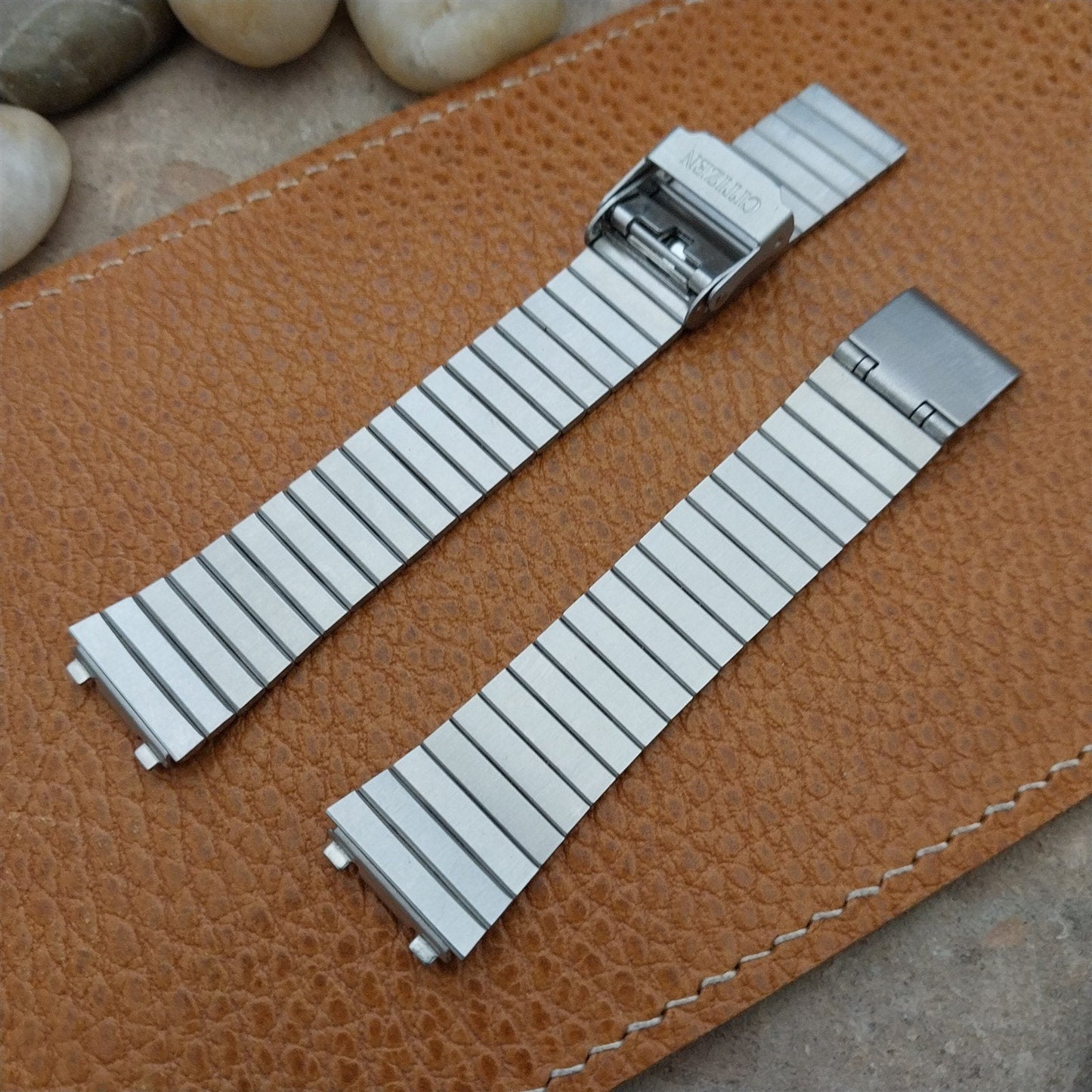 Citizen 3272 16mm Stainless Steel Flared nos Unused Vintage Watch Band