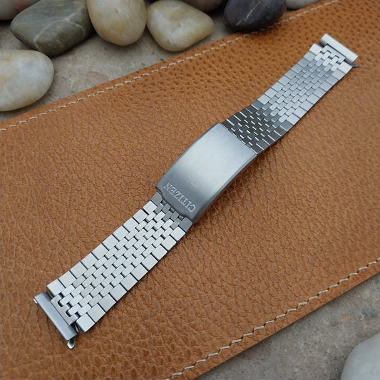 Citizen 16mm Stainless Steel Flared nos Unused Vintage Watch Band