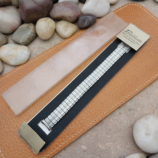 Vintage Ladies 1/2" Stainless Steel Baldwin Expansion Unused 1960s Watch Band