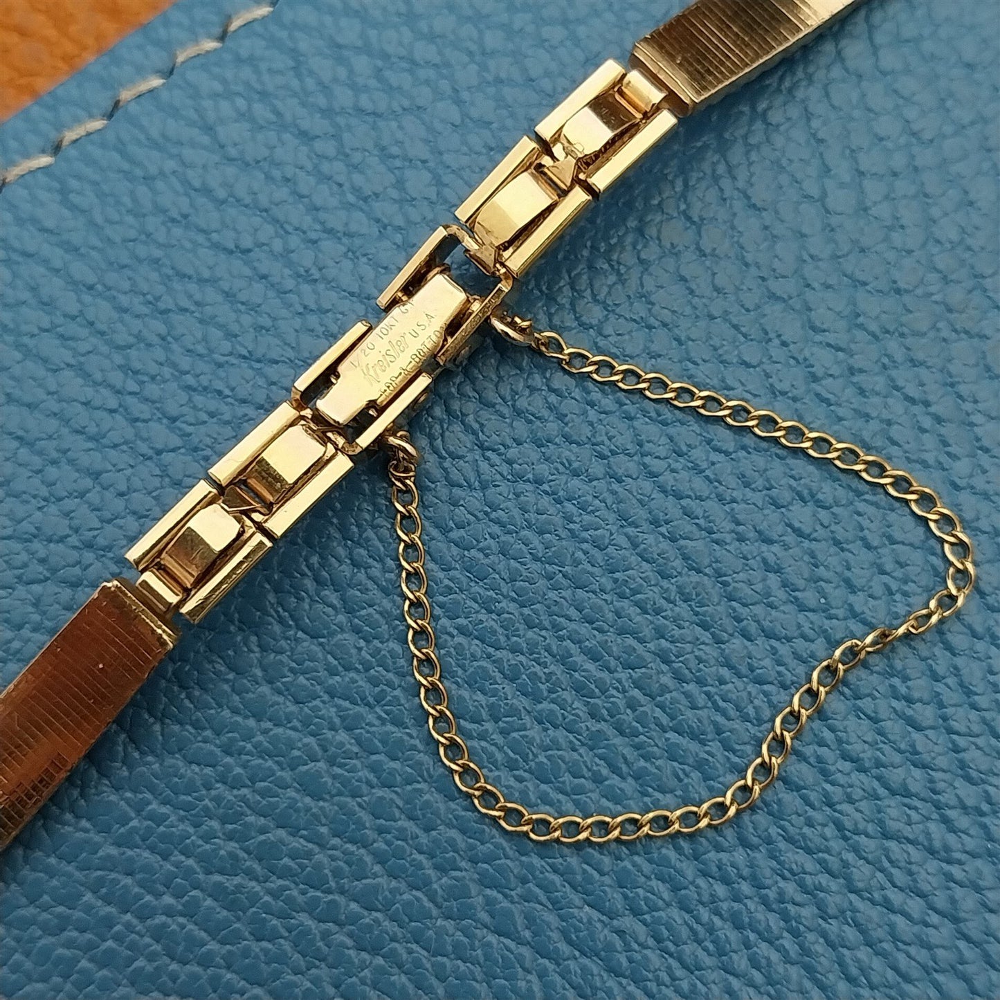 Vintage Ladies Kreisler Gold Filled Unused 1960s Classic Cocktail Watch Band Nos