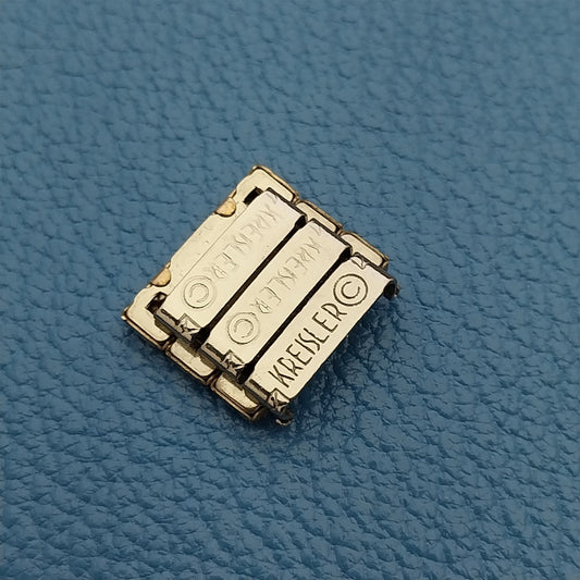 3 Kreisler Yellow Gold Filled Unused LINKS add 12mm to Vintage Watch Band