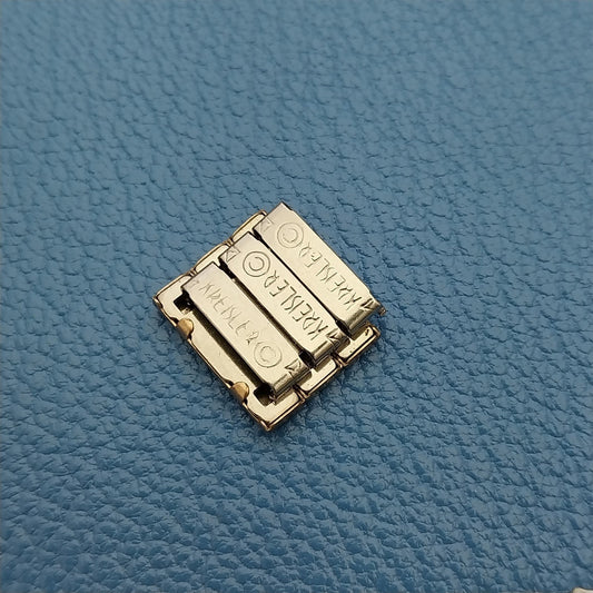 3 Kreisler Yellow Gold Filled Unused LINKS add 12mm to Vintage Watch Band