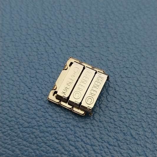 3 Kreisler Yellow Gold Filled Unused LINKS add 12mm to Vintage Watch Band