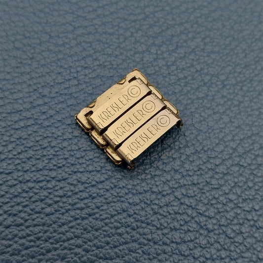 3 Kreisler Yellow Gold Filled Unused LINKS add 12mm to Vintage Watch Band