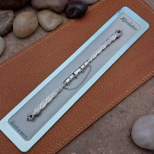 Vintage Ladies Kreisler Gold Filled Unused 1960s Classic Cocktail Watch Band Nos