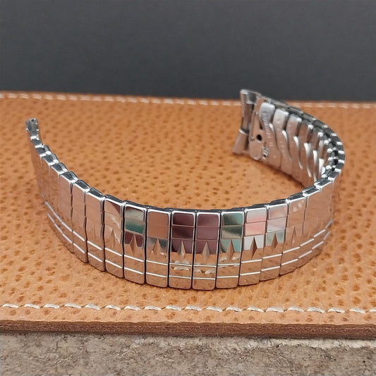 17.2mm Vintage Admiral Stainless Steel Expansion Unused Classic 1950s Watch Band