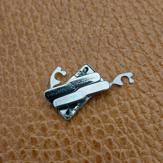 Baldwin Stainless Steel Expansion Band Link Add Length to Vintage Watch Band