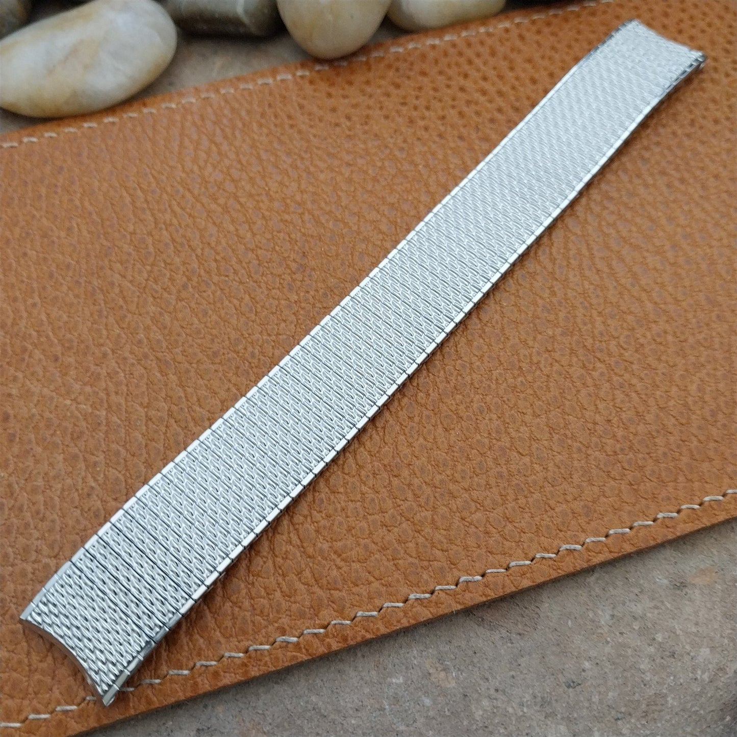 Vintage 17.2mm Stainless Steel Classic Expansion Speidel Thinline NOS Watch Band