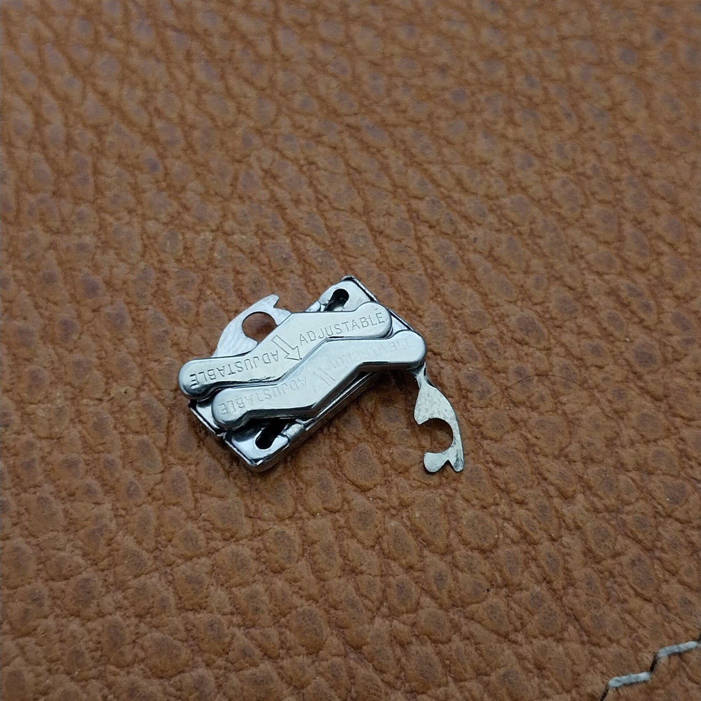 Baldwin Stainless Steel Expansion Band Link Add Length to Vintage Watch Band