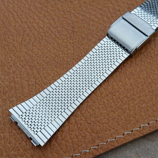 Special Fit 2-Piece Stainless Steel 18mm Flared nos Unused Vintage Watch Band