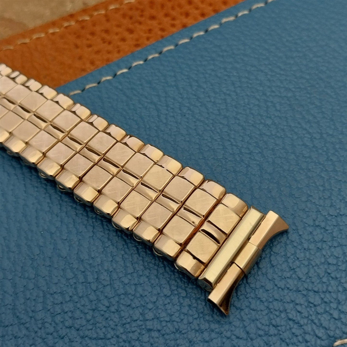 19mm 18mm 10k Rose Gold-Filled JB Champion Unused nos 1960s Vintage Watch Band