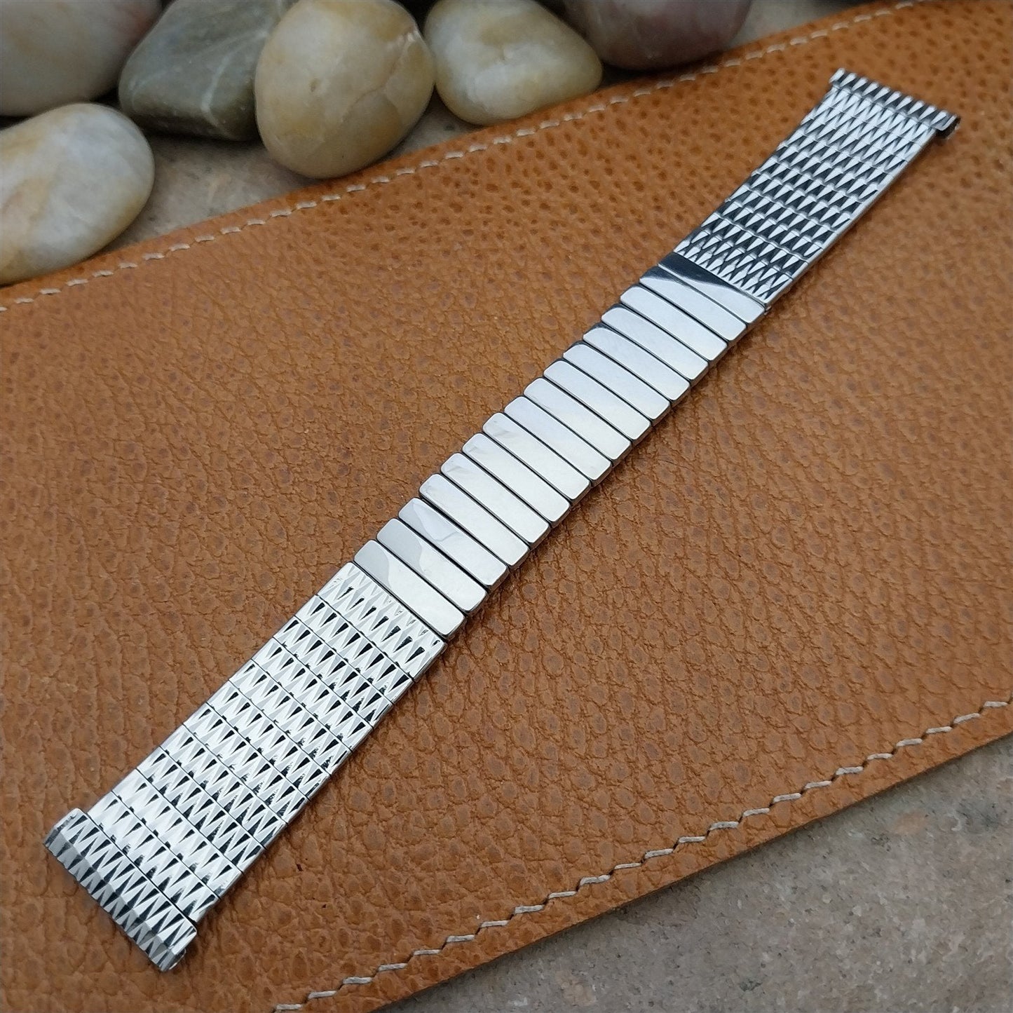 19mm 18mm 17mm Stainless Steel 1960s Expansion Craftex Unused Vintage Watch Band