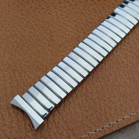 1960s Vintage Craftex 19mm 18mm 17mm Stainless Steel Expansion Unused Watch Band