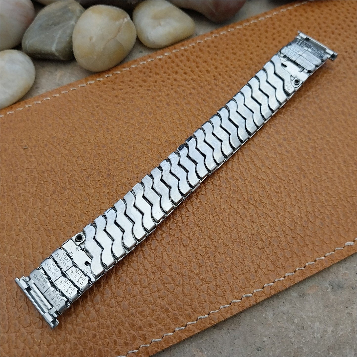 19mm 18mm 16mm Stainless Steel Expansion Drema Unused 1950s Vintage Watch Band