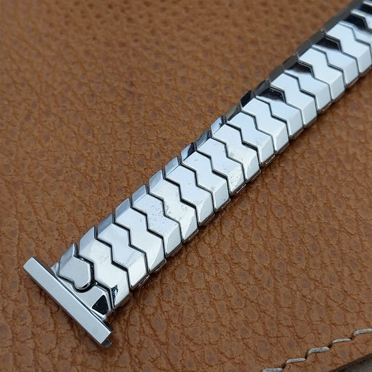 1948 10k White Gold-Filled Speidel Golden Knight USA Unused Vintage Watch Band