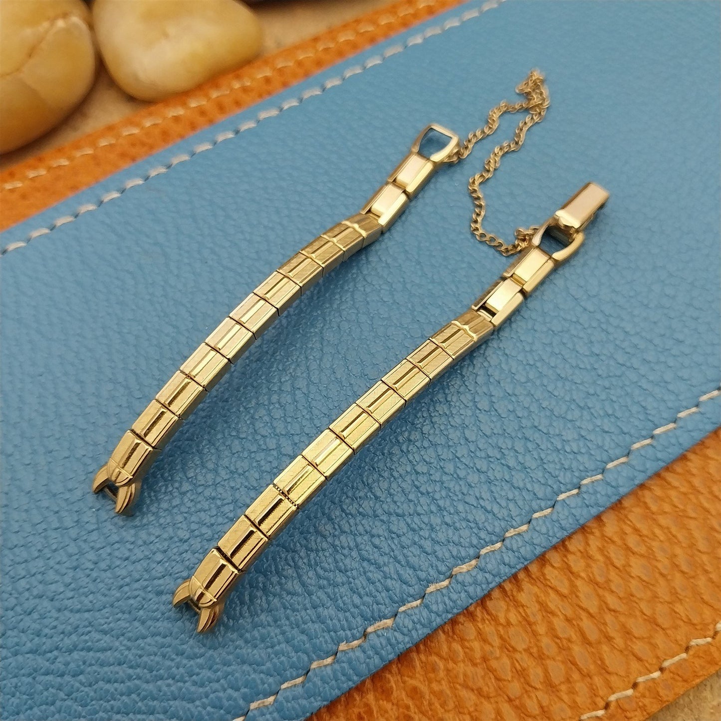 1950s Ladies Yellow Gold-Filled Speidel Unused NOS Vintage Cocktail Watch Band