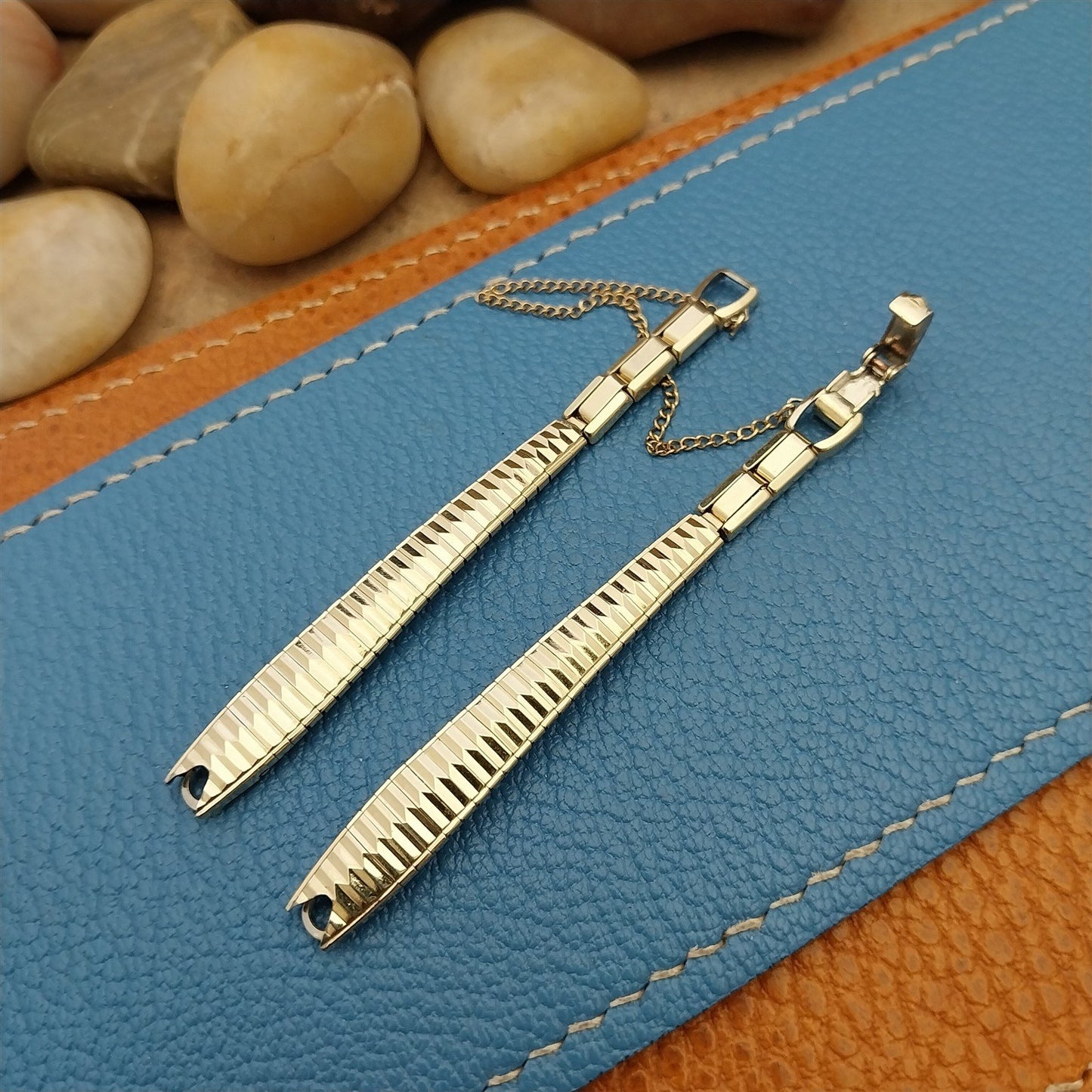 Ladies 10k Yellow Gold-Filled Speidel 1969 Unused Vintage Cocktail Watch Band
