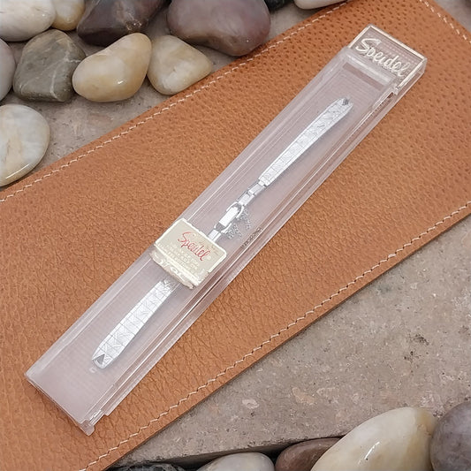 Ladies 10k White Gold-Filled Speidel Capistrano 1960s Unused Vintage Watch Band