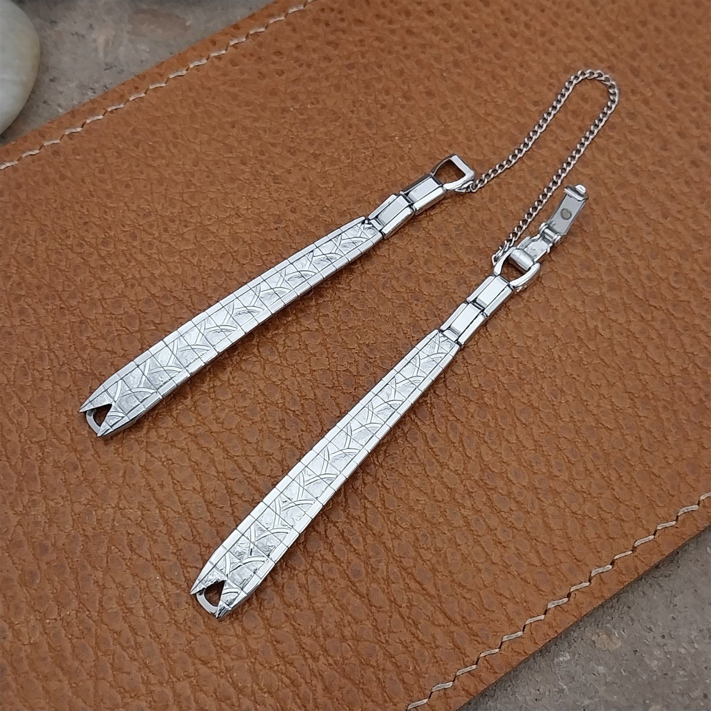 Ladies 10k White Gold-Filled Speidel Capistrano 1960s Unused Vintage Watch Band