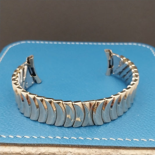 Vintage 19mm 18mm 16mm Gold-Filled Flex-Let Scallop Link Unused 1953 Watch Band
