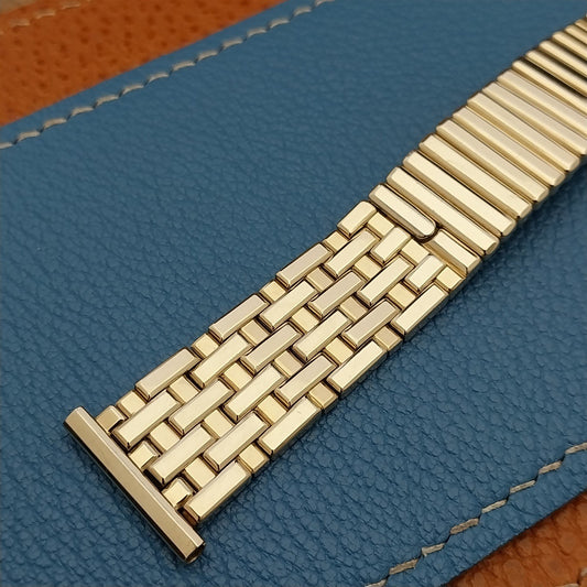 Speidel Fort Knox 10k Gold Filled Short 19mm 18mm 16mm Unused Vintage Watch Band