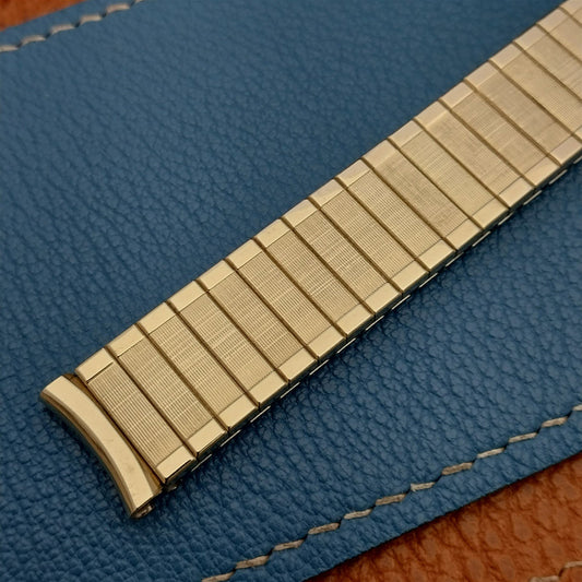 Vintage 1965 16mm Speidel Florentine Yellow Gold-Fill Unused Classic Watch Band
