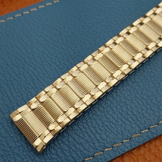 1965 Vintage 17.2mm 17mm Gold-Fill Classic Speidel Colossus Unused Watch Band