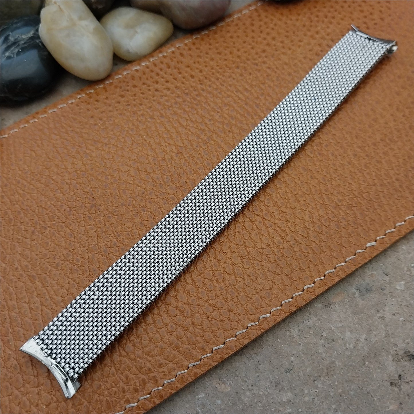 Vintage 19mm 18mm 17mm 16mm Evinger Stainless Expansion Mesh Unused Watch Band