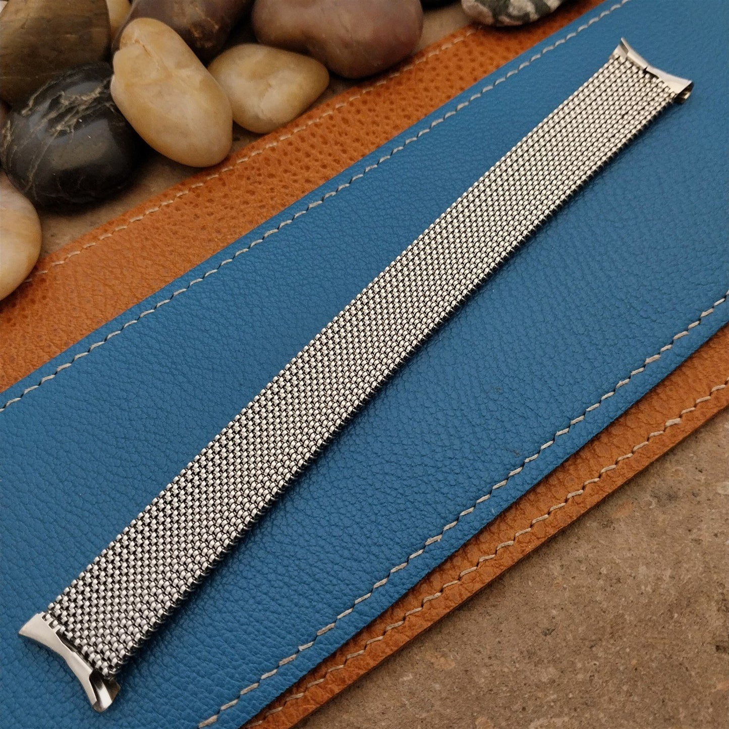 Vintage 19mm 18mm 17mm 16mm Evinger Stainless Expansion Mesh Unused Watch Band