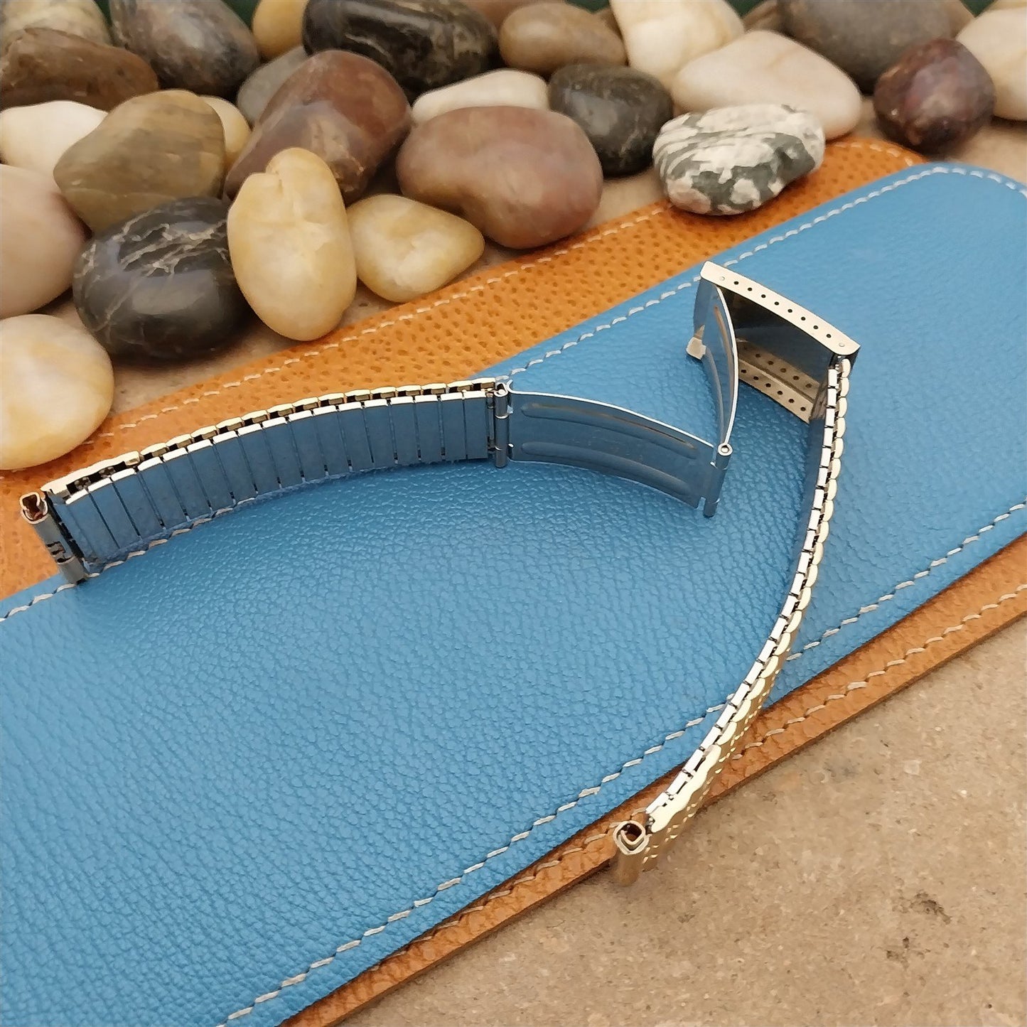 Vintage 18mm 19mm 20mm Rolled Gold Plate Classic 1980s Unused Watch Band