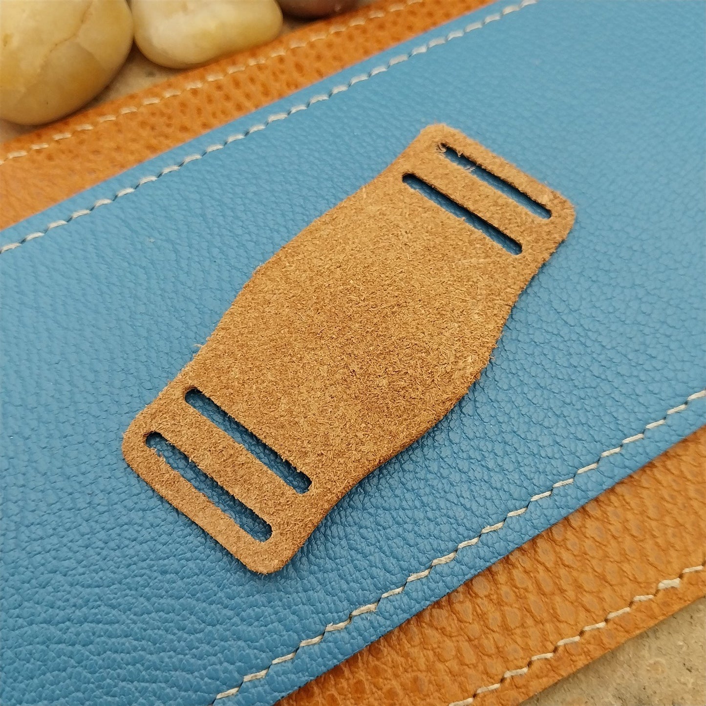 5/8" 16mm Vintage Style Bund Pad English Bridle Leather USA Made