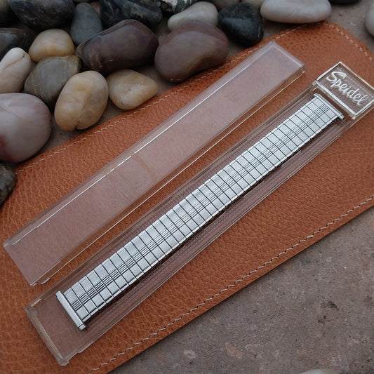 Vintage 1970s Stainless Steel Speidel Thunderbird 16mm 18mm 19mm nos Watch Band