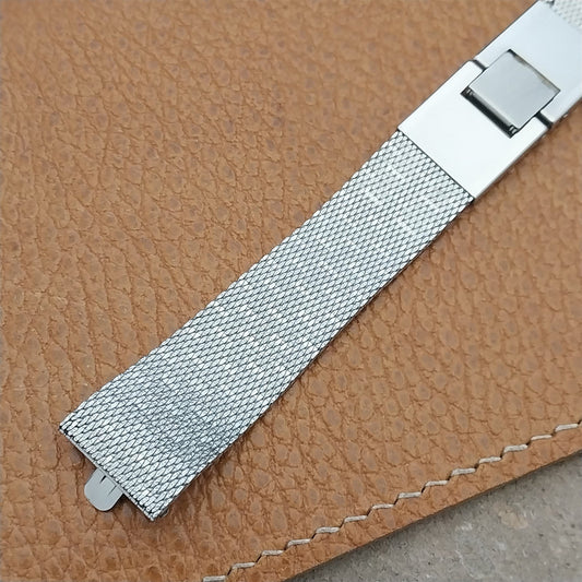 Vintage 17.4mm Kreisler Stainless Steel Mesh Unused NOS 1960s Classic Watch Band