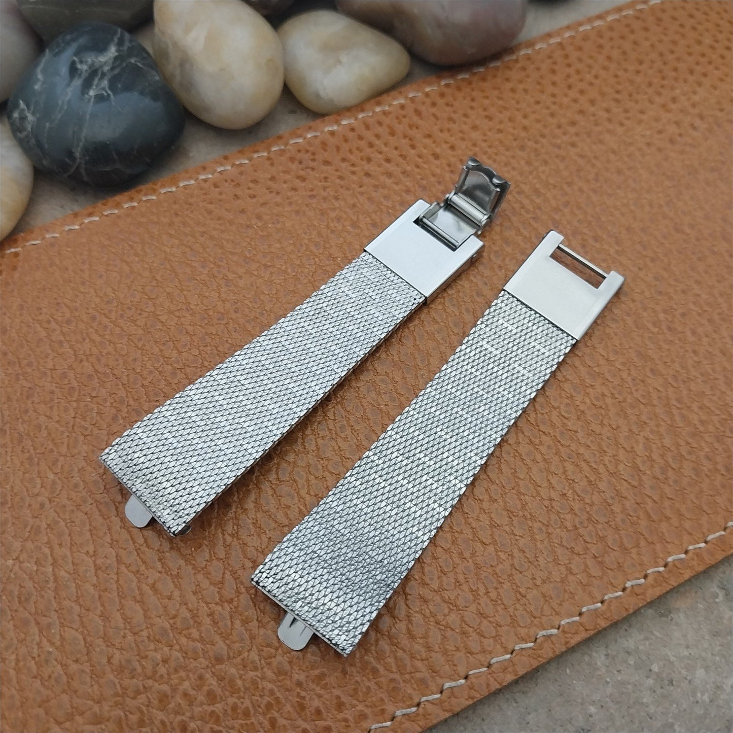 Vintage 17.4mm Kreisler Stainless Steel Mesh Unused NOS 1960s Classic Watch Band