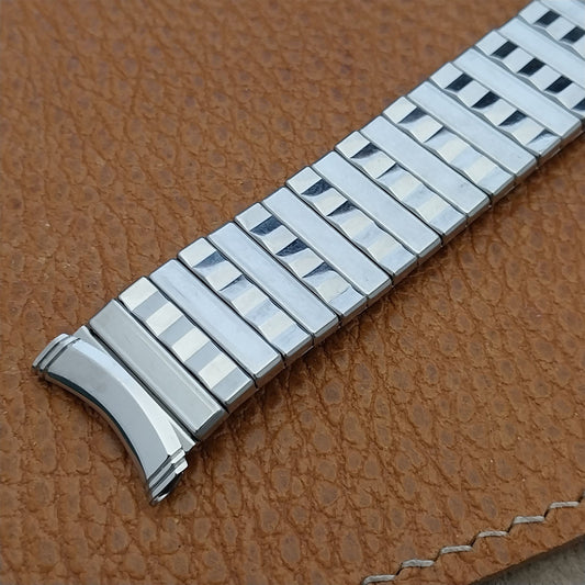 19mm 18mm 17mm Stainless Steel Long Kreisler Stretch Unused NOS 1960s Watch Band