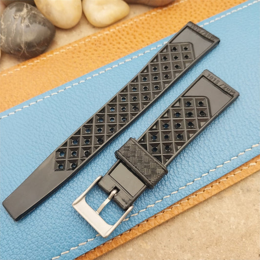 Vintage 20mm Skindiver Tropical Classic Unused 1960s Watch Band & Matte Buckle