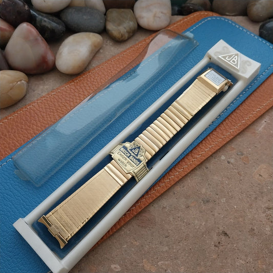 19mm 18mm 17mm Vintage JB Champion Gold-Fill Calendar Unused 1960s Watch Band