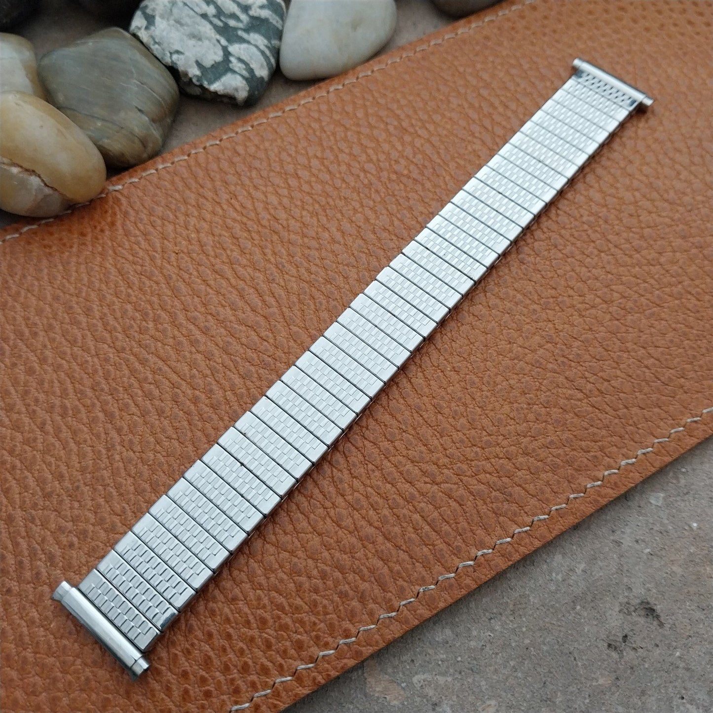 1970s 19mm 18mm 16mm Stainless JB Champion Expansion Unused Vintage Watch Band