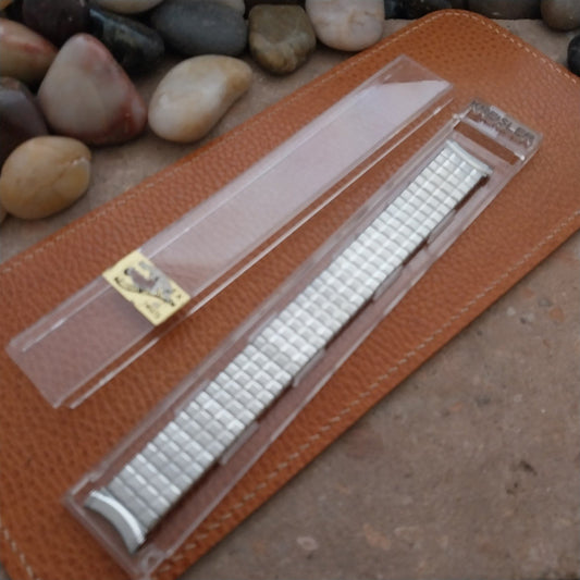 19mm 18mm 17mm Vintage Kreisler Long Stainless Steel Stretch Unused Watch Band