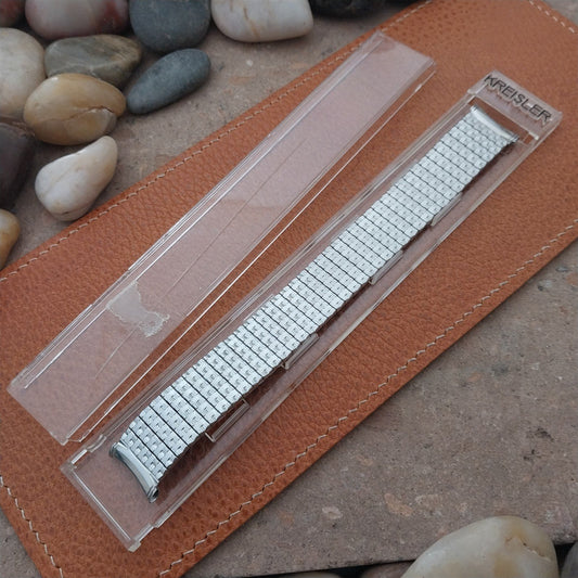 Long Kreisler 19mm 18mm 17mm Stainless Steel Unused 1960s Vintage Watch Band