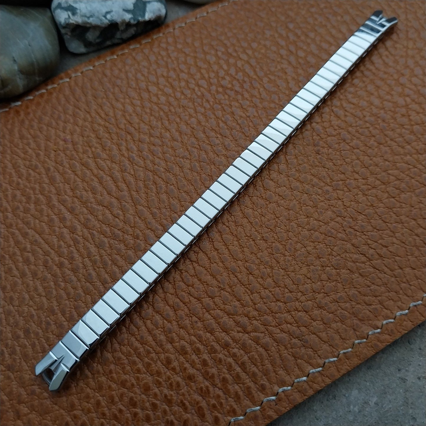 Vintage Speidel Ladies Classic Stretch Unused Stainless Cocktail Watch Band