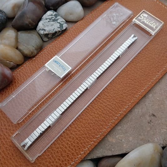Vintage Speidel Ladies Classic Stretch Unused Stainless Cocktail Watch Band