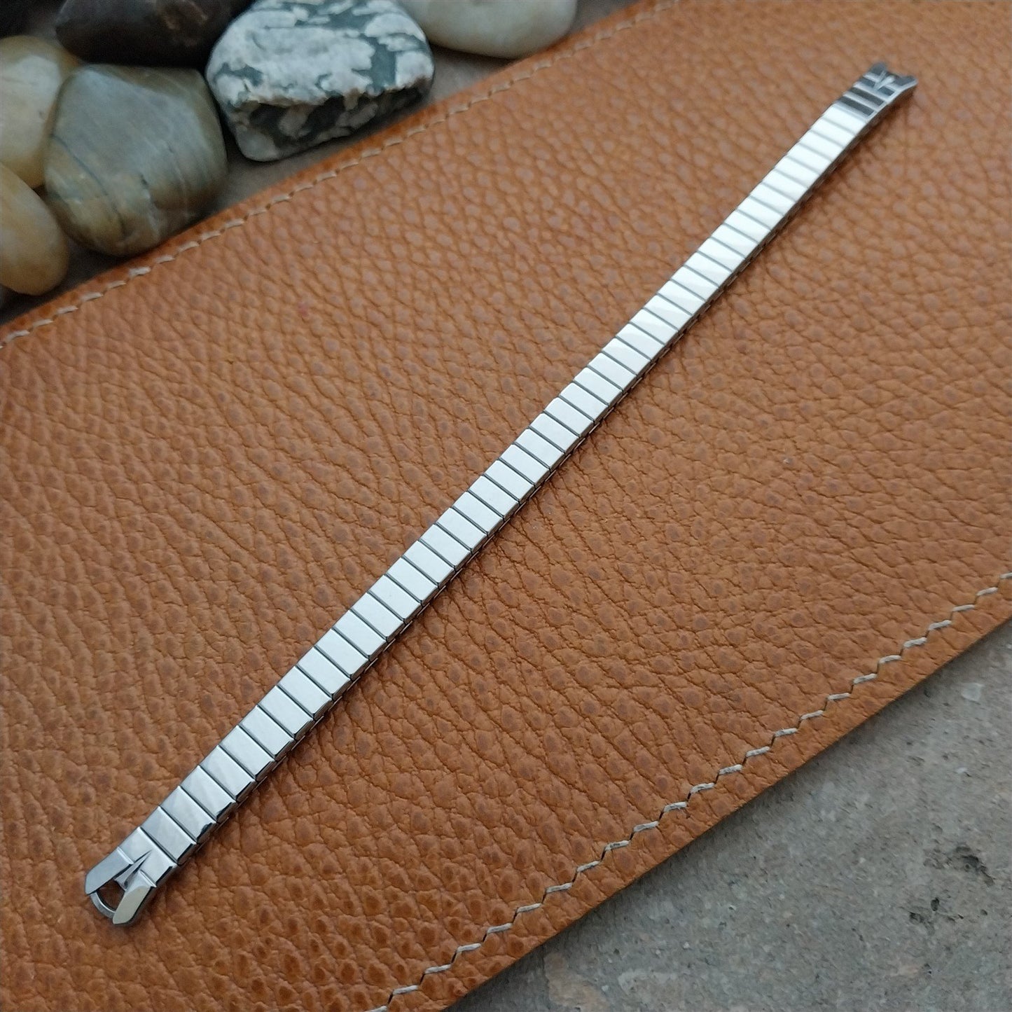 Vintage Speidel Ladies Classic Stretch Unused Stainless Cocktail Watch Band