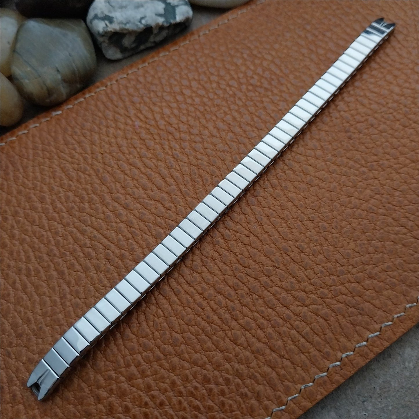 Vintage Speidel Ladies Classic Stretch Unused Stainless Cocktail Watch Band