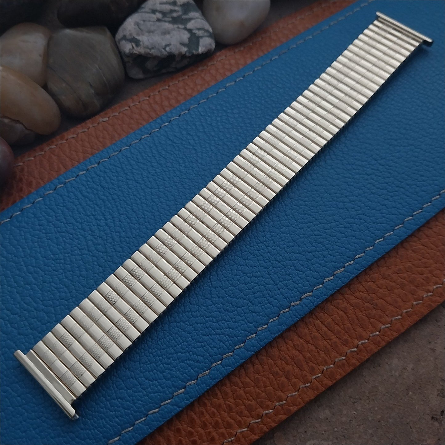 Vintage Yellow Gold RGP Rowi Fixo-Flex Classic Stretch Unused nos Watch Band